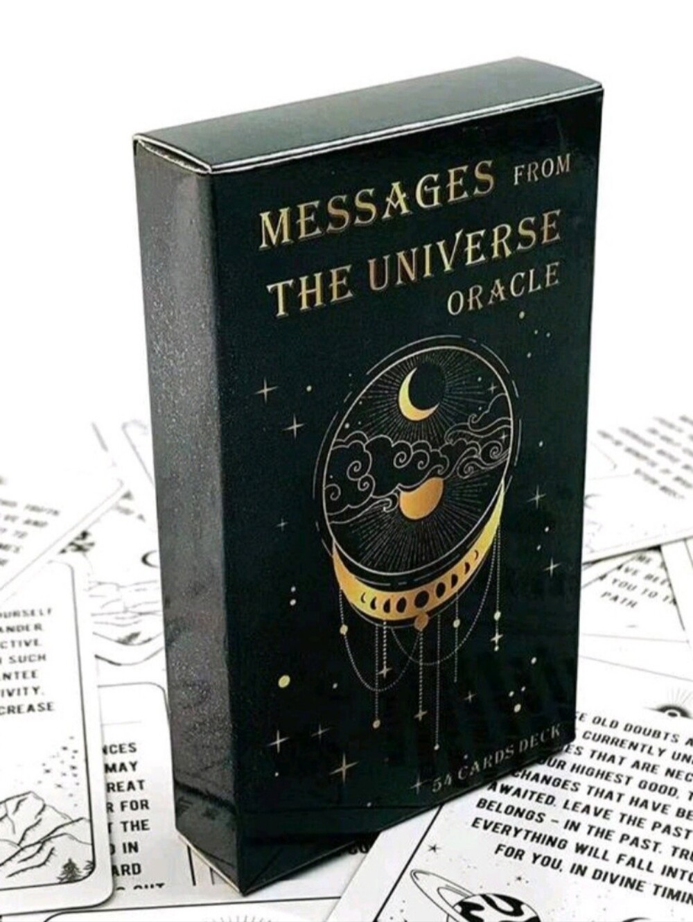 Messages from the Universe Oracle Cards - Black & Gold